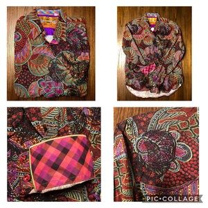 Men’s Robert Graham Multicolored Long Sleeve XL